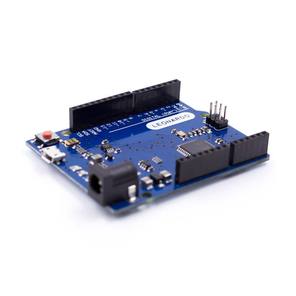 Контроллер Arduino Leonardo Atmega32U4, без логотипа, с кабелем
